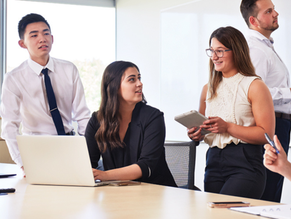Business Administration Students and Faculty